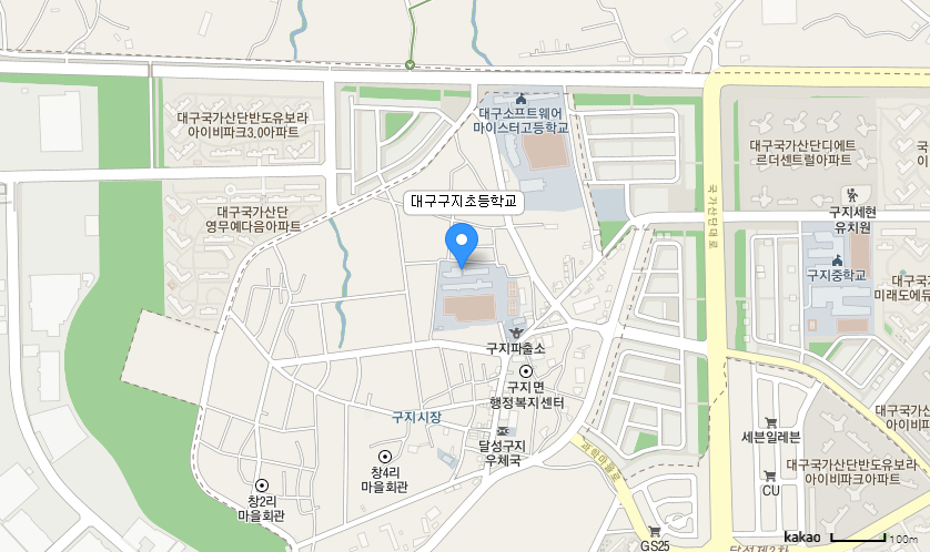 학교 찾아오시는 길 지도